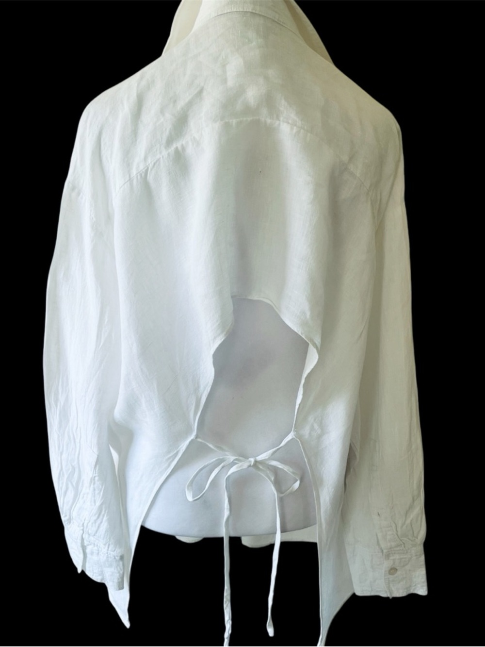 👚Zara 100% ZW distinctive cutout back shirt - Picture 3 of 8